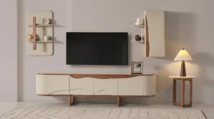 Mobile TV, pensile, scaffale a parete, armadietto sospeso. Eleganza sobria