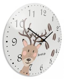 Simpatico orologio da parete con cervo