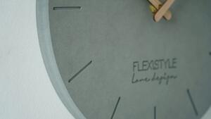 Orologio da parete moderno tondo 30cm grigio