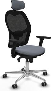 Sedia da ufficio con poggiatesta Jorquera Piqueras y Crespo 3D086G2 Grigio