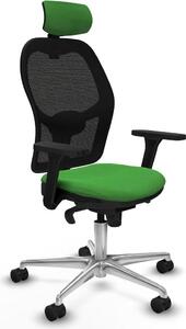Sedia da ufficio con poggiatesta Jorquera Piqueras y Crespo 3D086N2 verde