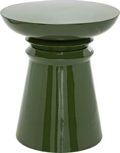 Tavolino Totem Jaya in metallo verde, 38 cm - Atmosphera, arredamento d'interni