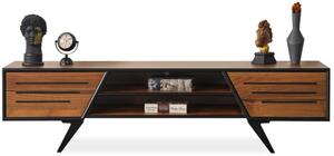 Supporto TV moderno, mobile TV per soggiorno, mobili TV in legno marrone, nuovo