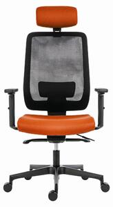 Sedia ergonomica da ufficio Powerton Lucie, Orange