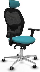 Sedia da ufficio con poggiatesta Jorquera Piqueras y Crespo 3D086G2 turchese