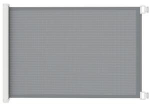 PawHut Cancellino per Cani Estensibile fino a 115 cm, in Poliestere e Acciaio, 115x82.5 cm, Bianco e Grigio | Aosom Italy