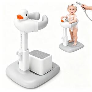 Sedia da bagno regolabile per neonati, con funzione antiscivolo