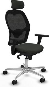 Sedia da ufficio con poggiatesta Jorquera Piqueras y Crespo 3D086N2 Nero