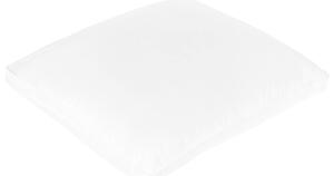 Cuscino da letto guanciale Cotone Bianco Piumino D'anatra e Piume 50 x 60 cm Medio Morbido Beliani