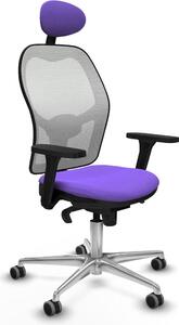 Sedia da ufficio con poggiatesta Jorquera Piqueras y Crespo 3D086G1 Viola