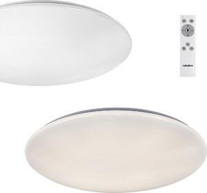 Plafoniera Danny bianca incorporata LED 80W 6400lm 3000-6500K CCT dimmerabile con telecomando con funzione timer effetto stella