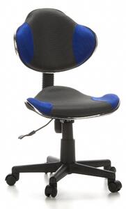 Hjh OFFICE sedia girevole per bambini KIDDY GTI-2 sedia da scrivania per bambini regolabile in altezza senza braccioli in tessuto