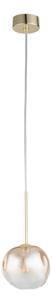 Brilagi - Lampada a sospensione con cavo VULCANO 1xG9/8W/230V oro/beige fumé