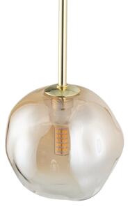 Brilagi - Lampada a sospensione con cavo VULCANO 1xG9/8W/230V oro/beige fumé