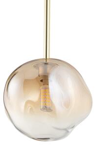 Brilagi - Lampada a sospensione con cavo VULCANO 1xG9/8W/230V oro/beige fumé