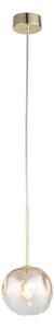 Brilagi - Lampada a sospensione con cavo VULCANO 1xG9/8W/230V oro/beige fumé