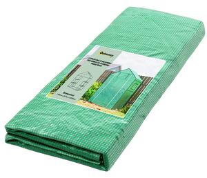 Outsunny Copertura PE per Serra da Giardino con Porta a Cerniera e Finestre, 140x73x190cm, Verde|Aosom