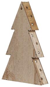 Decorazione Natalizia da Esterno per Porta a forma di Stella LED ghirlanda corona accessorio natalizio Beliani