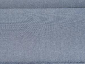 Cuscino prendisole in tessuto blu 180 x 60 cm imbottito con cuscino per la testa Beliani