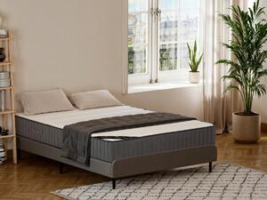 Materasso matrimoniale ibrido francese a molle insacchettate 7 zone e schiuma alta resilienza 140x190 cm sp. 24 cm - AUDACE di PALACIO