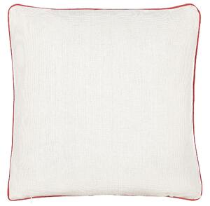 Set di 2 cuscini in tessuto imbottiti renna 45 x 45 cm color rosso salotto camera da letto Beliani