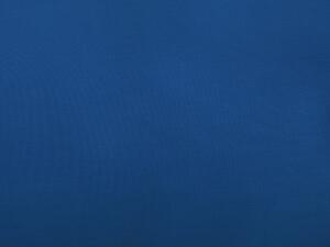 Set di biancheria da letto 135 x 200 cm in cotone a tinta unita blu Beliani