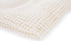 Tappetino antiscivolo per tappetino antiscivolo bianco 70 x 140 cm tagliabile Beliani