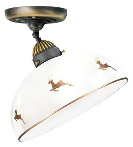 Kolarz 731.10.150 - Lampadario a plafone NONNA 1xE27/75W/230V, diam. 20 cm, corna di cervo in rose gold