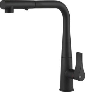 Miscelatore monocomando Gessi Proton 17177 299 29,5 cm Nero opaco