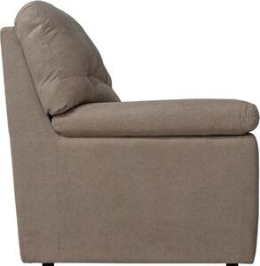 DecHome Divano 3 Posti Moderno in Tessuto Antimacchia Dimensioni 211x92x98 cm colore Tortora - Alenda