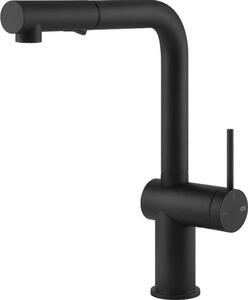 Miscelatore monocomando Gessi Inedito 60435 299 25,7 cm Nero opaco