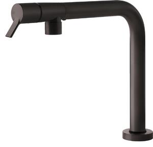 Miscelatore monocomando pieghevole Gessi Su&Giù 60071 707 29,4 cm Metallo nero spazzolato PVD