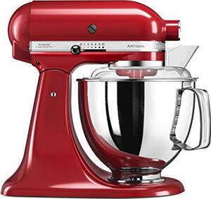KITCHENAID Impastatrice Planetaria Capacit Ciotola 4.8 Litri Potenza 300 Watt Accessori professionale colore Rosso Imperiale - 5KSM175PSEER