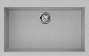 Smeg VZ79B, Sintetico, Bianco, 1 vasca/piatto, 720 x 400 mm, 21,5 cm, 7,62 cm (3")