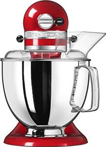 KITCHENAID Impastatrice Planetaria Capacit Ciotola 4.8 Litri Potenza 300 Watt Accessori professionale colore Rosso Imperiale - 5KSM175PSEER