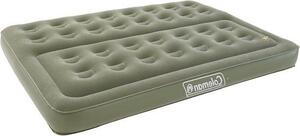 Letto matrimoniale confortevole per 2 persone - letto per ospiti in velour - materasso gonfiabile per due persone per campeggio - escursioni - trekking - festival - 188 x 137 x 22 cm - 295 kg