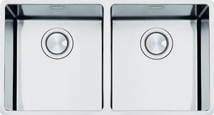 Smeg lavello sottopiano con 2 lavelli Mira VSTR3434-2 73 cm