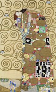 Riproduzione Fulfilment Stoclet Frieze c 1905-09, Gustav Klimt