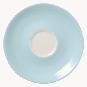 Set di 6 piattini in Fine Bone China Pastel