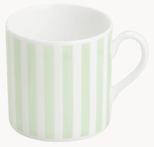 Set di 6 tazzine da caffè in Fine Bone China Pastel Stripes