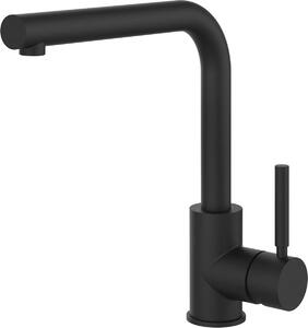 Miscelatore monocomando Gessi Neutron 17155 299 27 cm Nero opaco