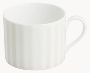 Set di 6 tazze in Fine Bone China Pastel Stripes