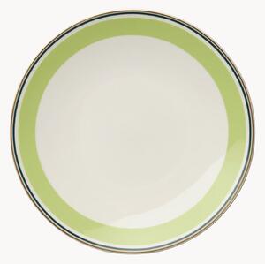 Set di 6 piatti da colazione in Fine Bone China Capri