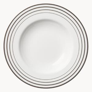 Set di 6 piatti fondi in Fine Bone China Metropolitan