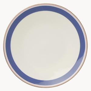 Set di 6 piatti piani in Fine Bone China Capri