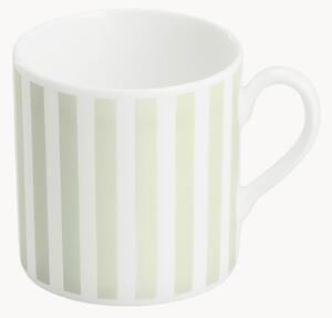 Set di 6 tazzine da caffè in Fine Bone China Pastel Stripes