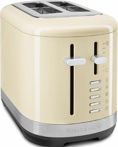KITCHENAID Tostapane 2 Fette Potenza 980 Watt con 7 Livelli di Doratura colore Crema - 5KMT2109EAC