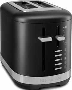 KITCHENAID Tostapane 2 Fette Potenza 980 Watt con 7 Livelli di Doratura colore Nero - 5KMT2109EBM