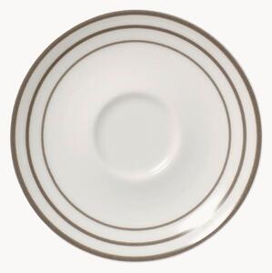 Set di 6 piattini in Fine Bone China Metropolitan