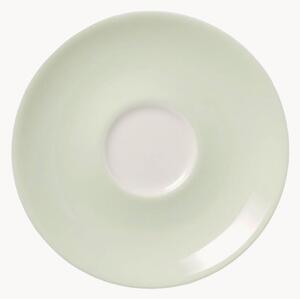 Set di 6 piattini in Fine Bone China Pastel